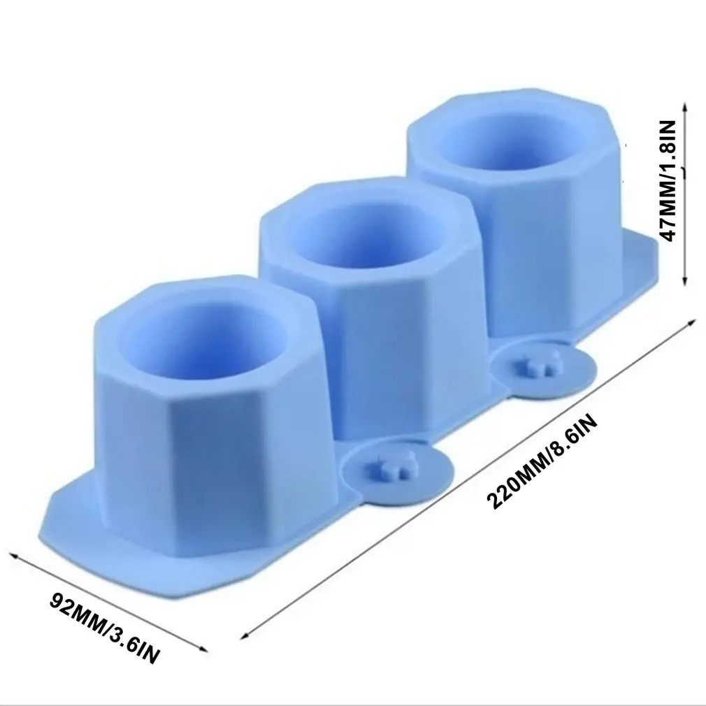 3-grid Ice Ball Maker Mold Ice Cube Maker FDA Silicone Ice Cube Tray Round Ice Cube Mold Ice Trays For Freezer
3-grid Ice Ball Maker Mold Ice Cube Maker FDA Silicone Ice Cube Tray Round Ice Cube Mold Ice Trays For Freezer