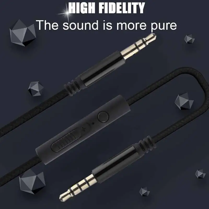 3.5mm Male to Male Stereo Audio AUX Cable Auxiliary Cord for iPhone PC iPod Car Player Audio Line
3.5mm Male to Male Stereo Audio AUX Cable Auxiliary Cord for iPhone PC iPod Car Player Audio Line