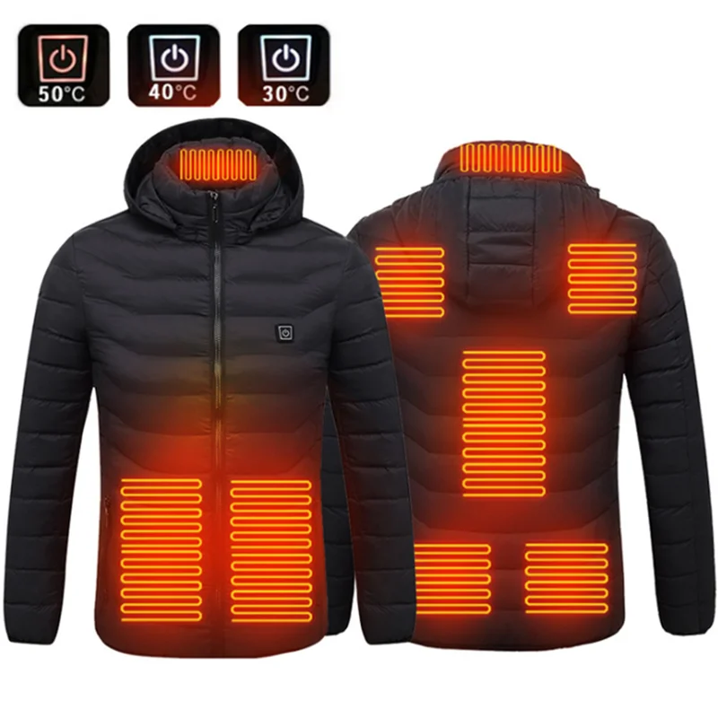 Men Heated Jacket USB Winter Outdoor Electric Heating Jackets Thermal Coat Clothing Heatable Cotton jacket Female
Men Heated Jacket USB Winter Outdoor Electric Heating Jackets Thermal Coat Clothing Heatable Cotton jacket Female