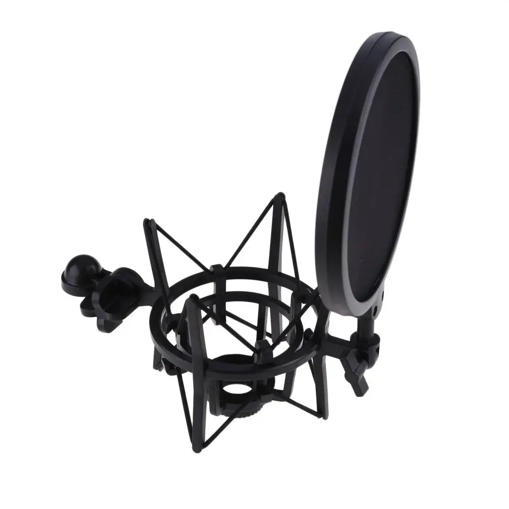 Professional Microphone Mic Shock Mount for Shield Articulating Head Telescoping Height Microphone Holder Stand Bracket
Professional Microphone Mic Shock Mount for Shield Articulating Head Telescoping Height Microphone Holder Stand Bracket