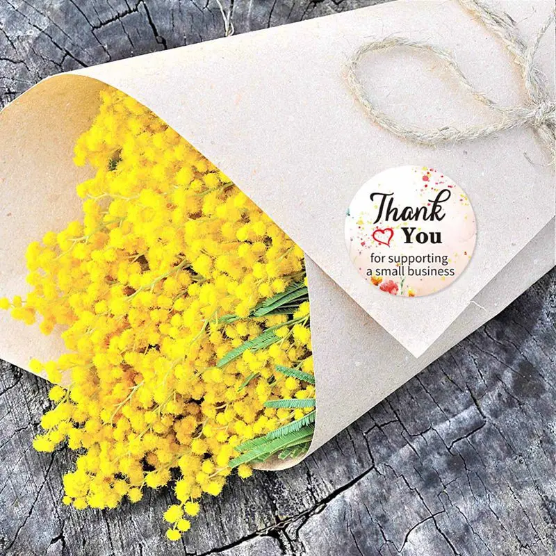 500 pcs/roll roll sticker flower thank you sticker label gift packaging decoration stationery sticker
500 pcs/roll roll sticker flower thank you sticker label gift packaging decoration stationery sticker