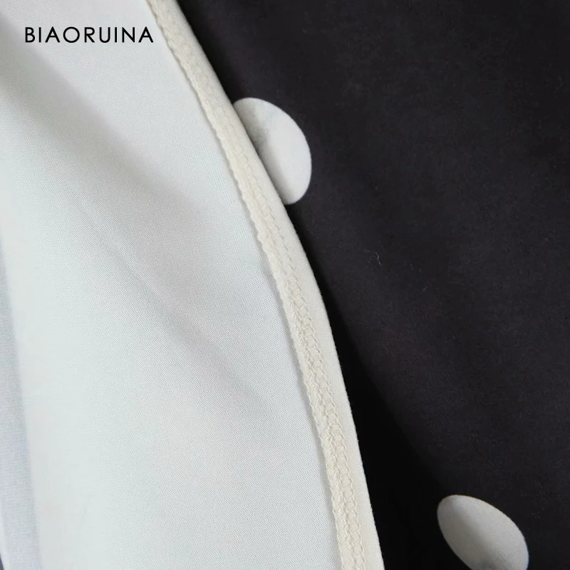 BIAORUINA Women's Polka Dot Printed Loose Straight Pants Female Elastic High Waist Casual Pants Ladies Elegant Retro Trousers
BIAORUINA Women's Polka Dot Printed Loose Straight Pants Female Elastic High Waist Casual Pants Ladies Elegant Retro Trousers