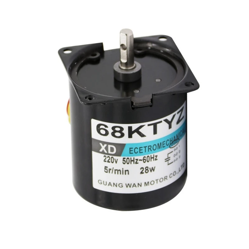 Synchronous Motor 5RPM 28W 68-KTYZ AC 220V Permanent Magnet Synchronous Gear Motor Small Motor
Synchronous Motor 5RPM 28W 68-KTYZ AC 220V Permanent Magnet Synchronous Gear Motor Small Motor