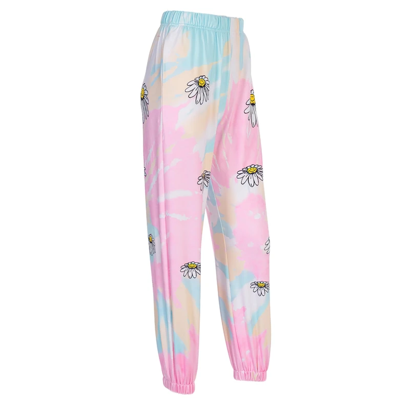 Women Fashion Rendering Sweatpants Workout Trousers Casual Loose Straight Ladies Flower Pants
Women Fashion Rendering Sweatpants Workout Trousers Casual Loose Straight Ladies Flower Pants