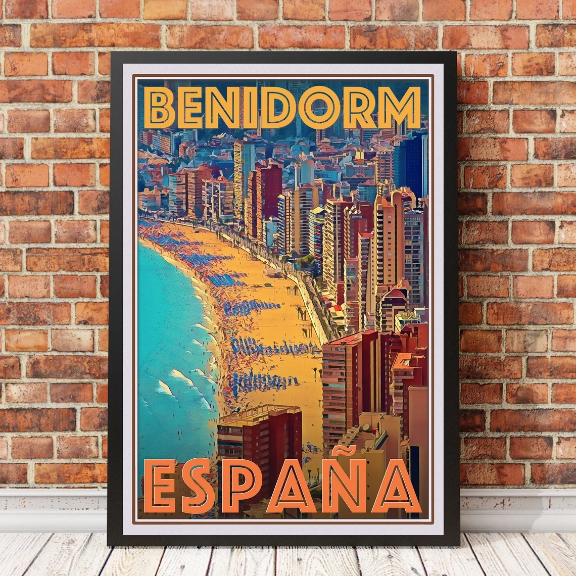Benidorm Espana Retro Vintage Style Travel Poster Or Canvas Picture Home Decoration Painting (No Frame)
Benidorm Espana Retro Vintage Style Travel Poster Or Canvas Picture Home Decoration Painting (No Frame)