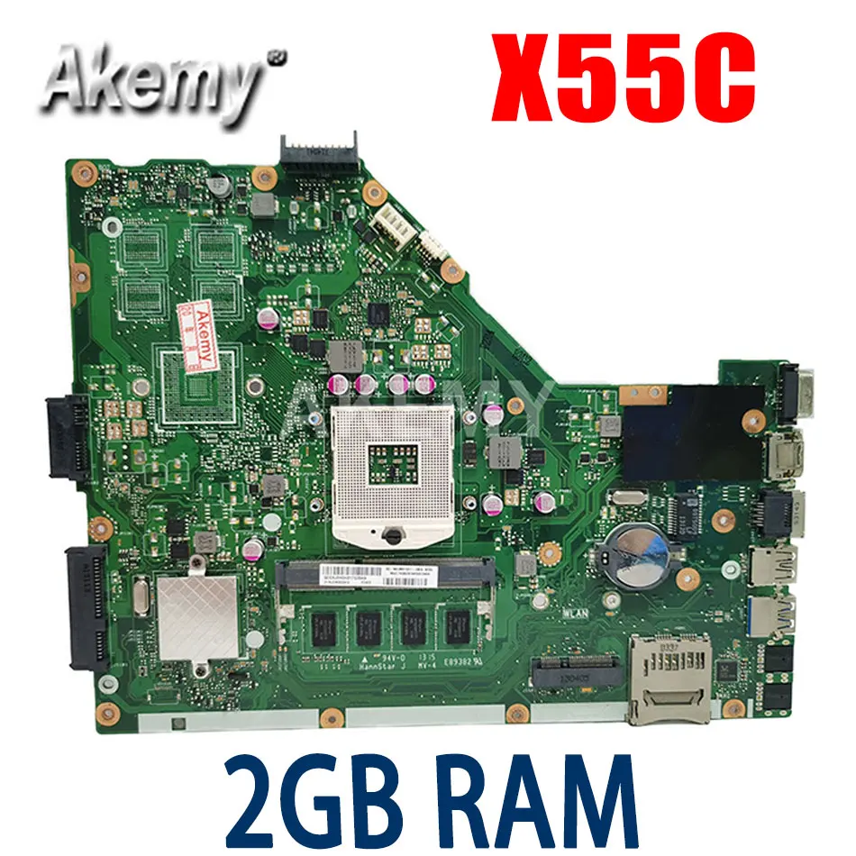 X55C X55VD Laptop motherboard For Asus X55VD X55C X55V Mainboard SLJ8E REV.2.2 2.1 With 2G RAM Test work 100%
X55C X55VD Laptop motherboard For Asus X55VD X55C X55V Mainboard SLJ8E REV.2.2 2.1 With 2G RAM Test work 100%