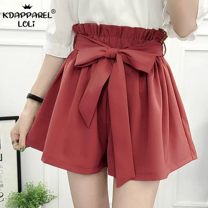 Women's Summer Shorts Students Girls Elastic Waist Solid Sashes Bow All-match Casual Chic Korean Style Loose Spring Wide Pants
Women's Summer Shorts Students Girls Elastic Waist Solid Sashes Bow All-match Casual Chic Korean Style Loose Spring Wide Pants