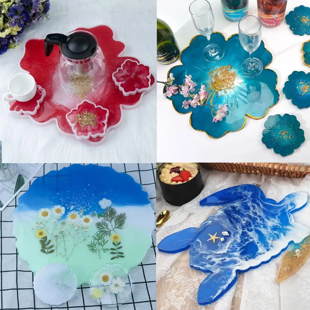 Sakura Tea Tray Coaster Silicone Mold For DIY Epoxy Uv Resin Moulds Tray Jewelry Making Tools
Sakura Tea Tray Coaster Silicone Mold For DIY Epoxy Uv Resin Moulds Tray Jewelry Making Tools