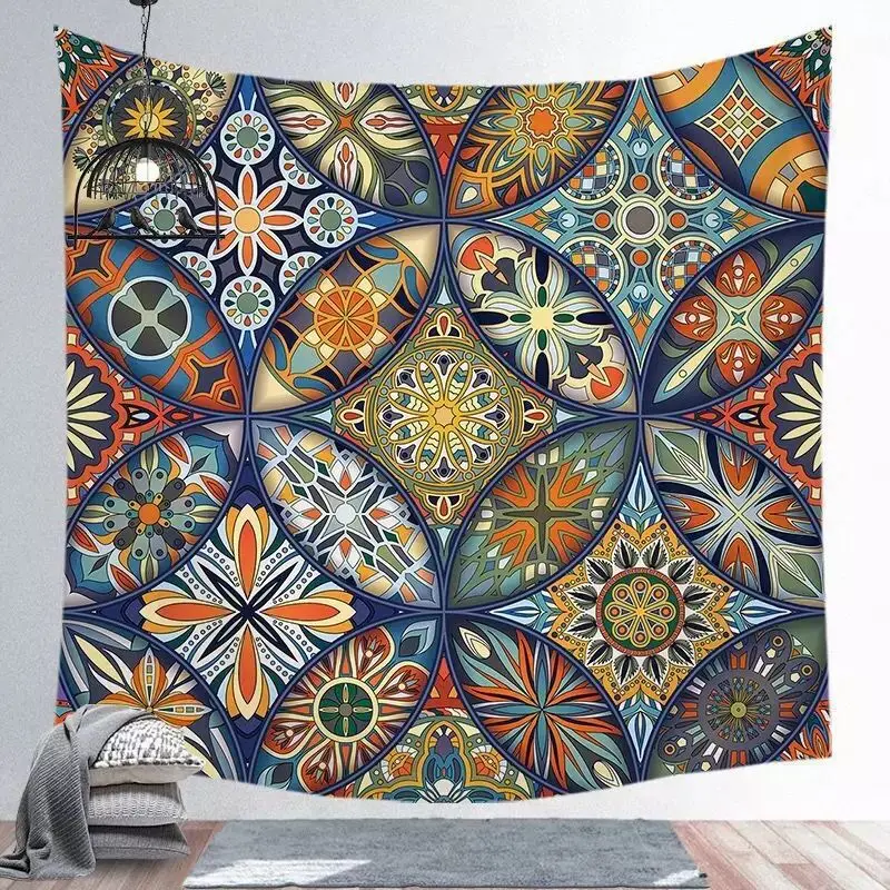 Geometric Polyester Tapestries Background Wall Hanging Cloth Beach Blanket Home Decoration Tapestry Protector
Geometric Polyester Tapestries Background Wall Hanging Cloth Beach Blanket Home Decoration Tapestry Protector