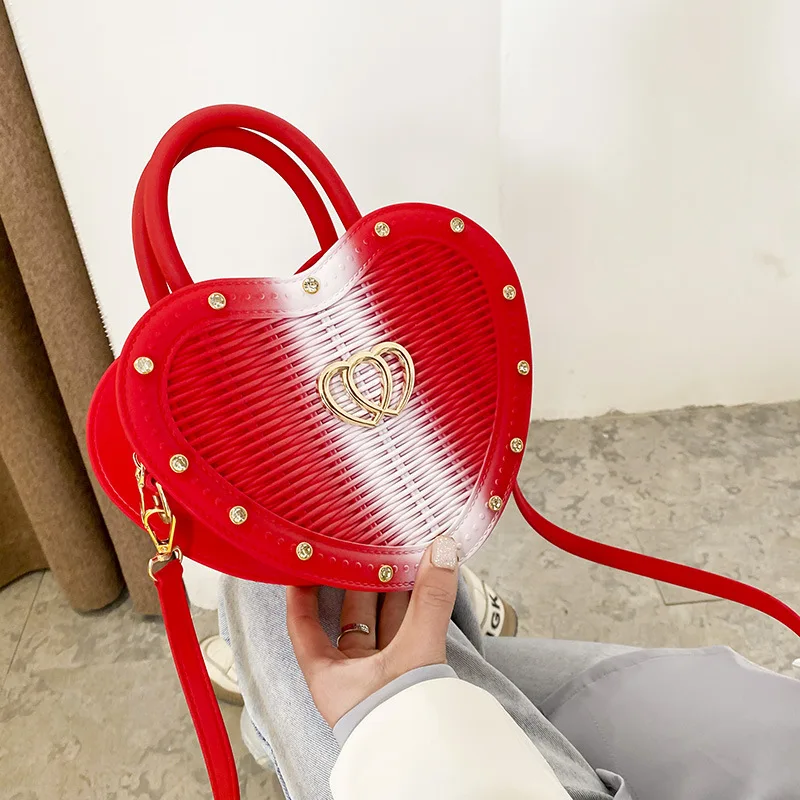 Luxury Brand HandBags for Women 2021 Fashion Heart Bag Ladies Diamond Women's Shoulder Bag Leather Small Bags Over the Shoulder
Luxury Brand HandBags for Women 2021 Fashion Heart Bag Ladies Diamond Women's Shoulder Bag Leather Small Bags Over the Shoulder