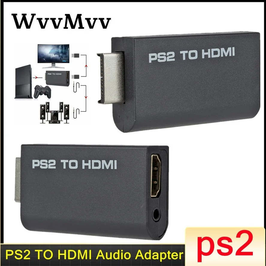 WVVMVV PS2 To HDMI-compatibale 480i/480p/576i Audio Video Converter Adapter/Full HD 1080P Wii To -compatible Converter Adapter
WVVMVV PS2 To HDMI-compatibale 480i/480p/576i Audio Video Converter Adapter/Full HD 1080P Wii To -compatible Converter Adapter