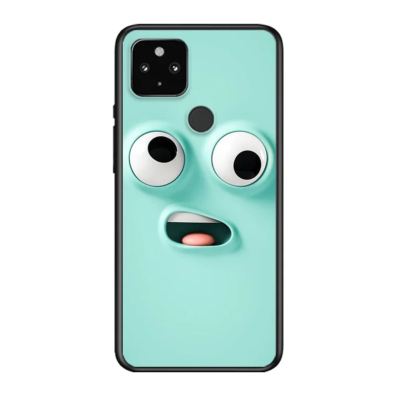 Cute Funny Expression Face Soft TPU Silicone Black Cover For Google Pixel 5 4A 5G 4 XL Phone Case
Cute Funny Expression Face Soft TPU Silicone Black Cover For Google Pixel 5 4A 5G 4 XL Phone Case