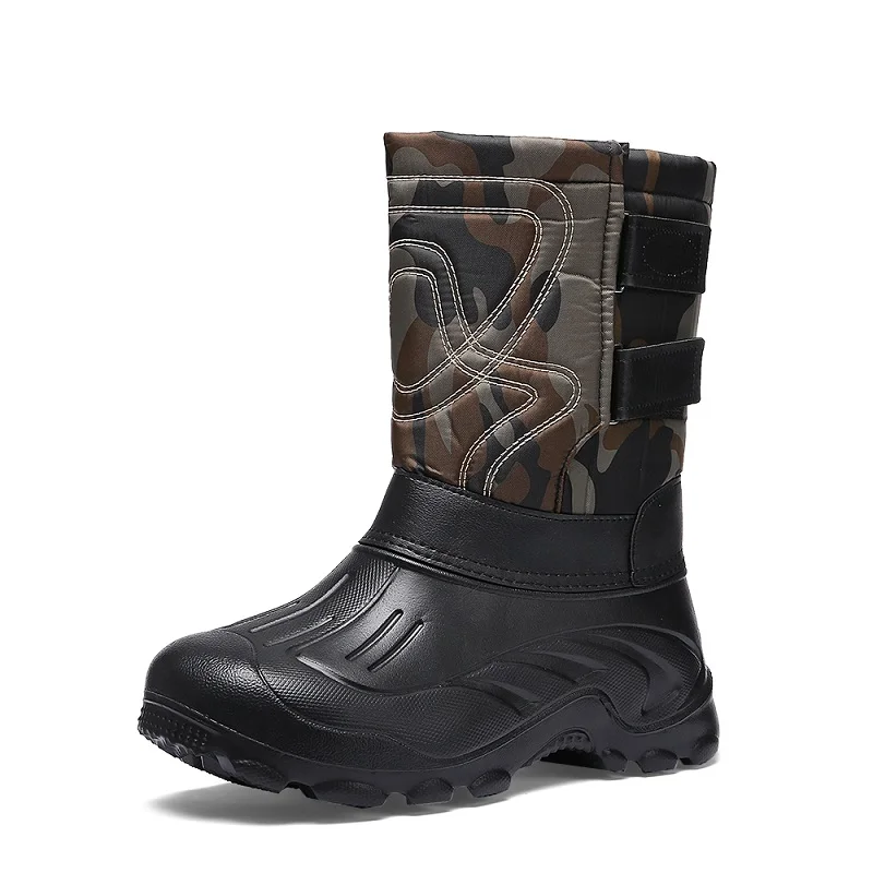 Men Winter Warm Fur Plush Leather Waterproof Fabric Ankle Snow Boots Male High Top Anti Slip Rubber Work Safety Shoes
Men Winter Warm Fur Plush Leather Waterproof Fabric Ankle Snow Boots Male High Top Anti Slip Rubber Work Safety Shoes