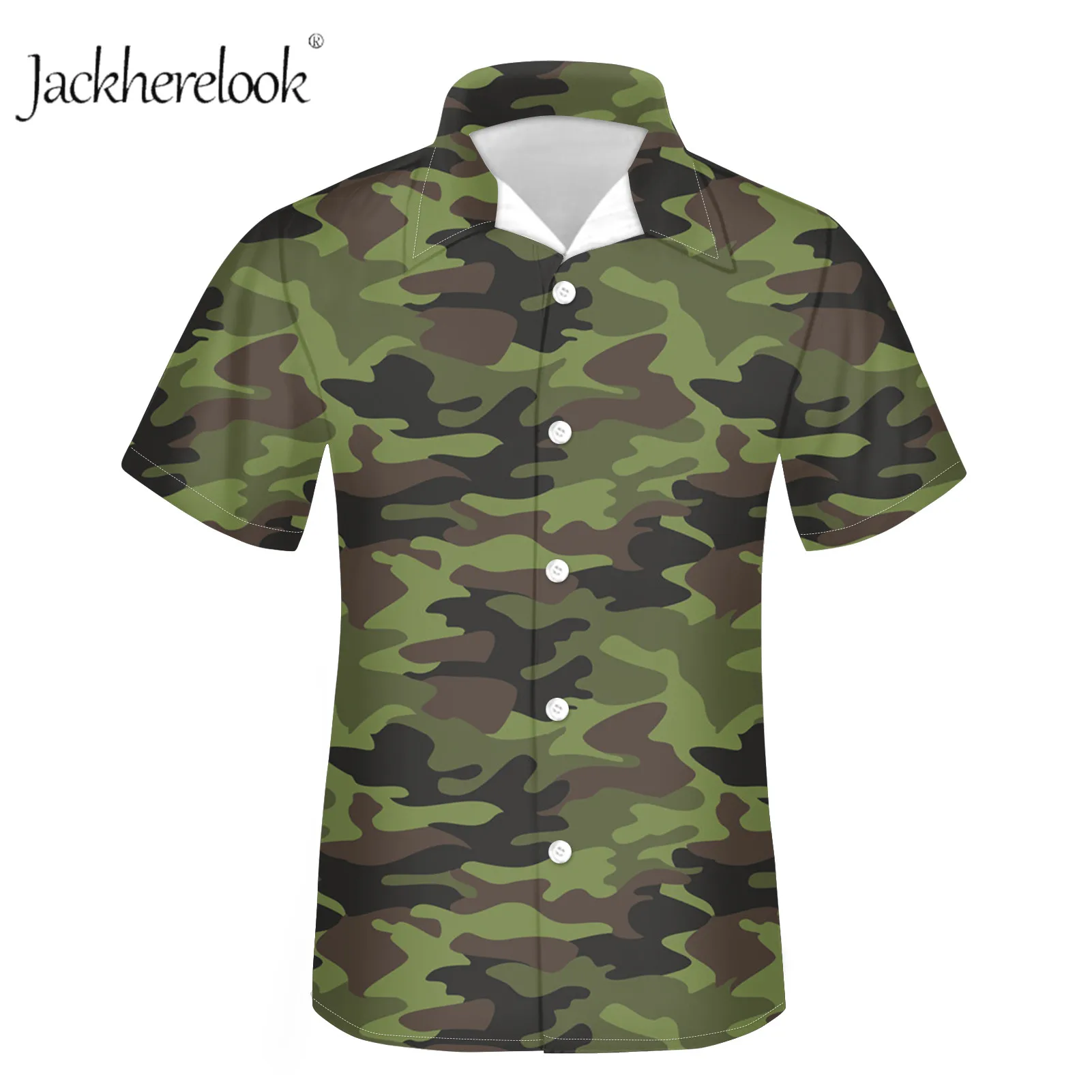 FORUDESIGNS Green Camouflage Prints Adults Fashion Button Down Hawaiian Shirts Summer Short Casual Tees For Men Aloha Shirt
FORUDESIGNS Green Camouflage Prints Adults Fashion Button Down Hawaiian Shirts Summer Short Casual Tees For Men Aloha Shirt
