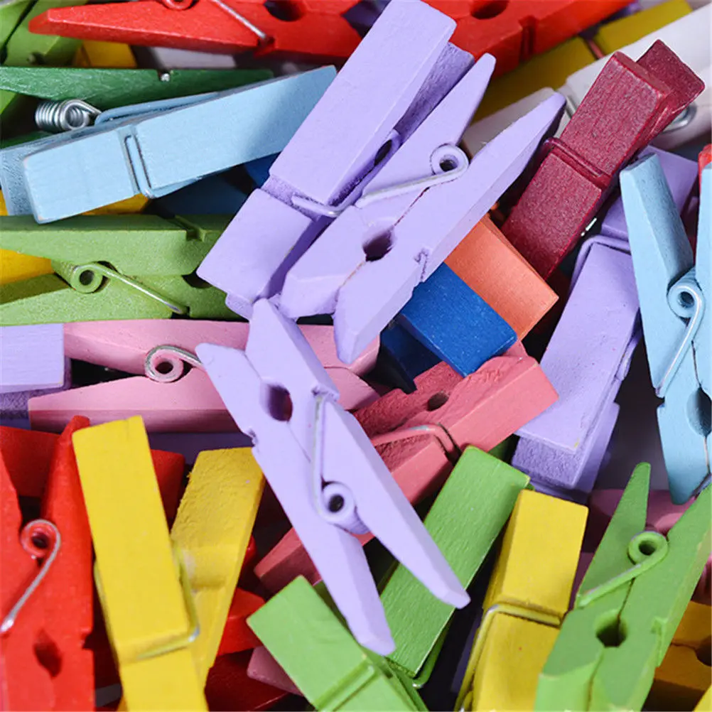 Mixed color Clothes Pins Mini Wood Clothespins Laundry Photo Paper Peg Clip Art Craft Clips 
Mixed color Clothes Pins Mini Wood Clothespins Laundry Photo Paper Peg Clip Art Craft Clips