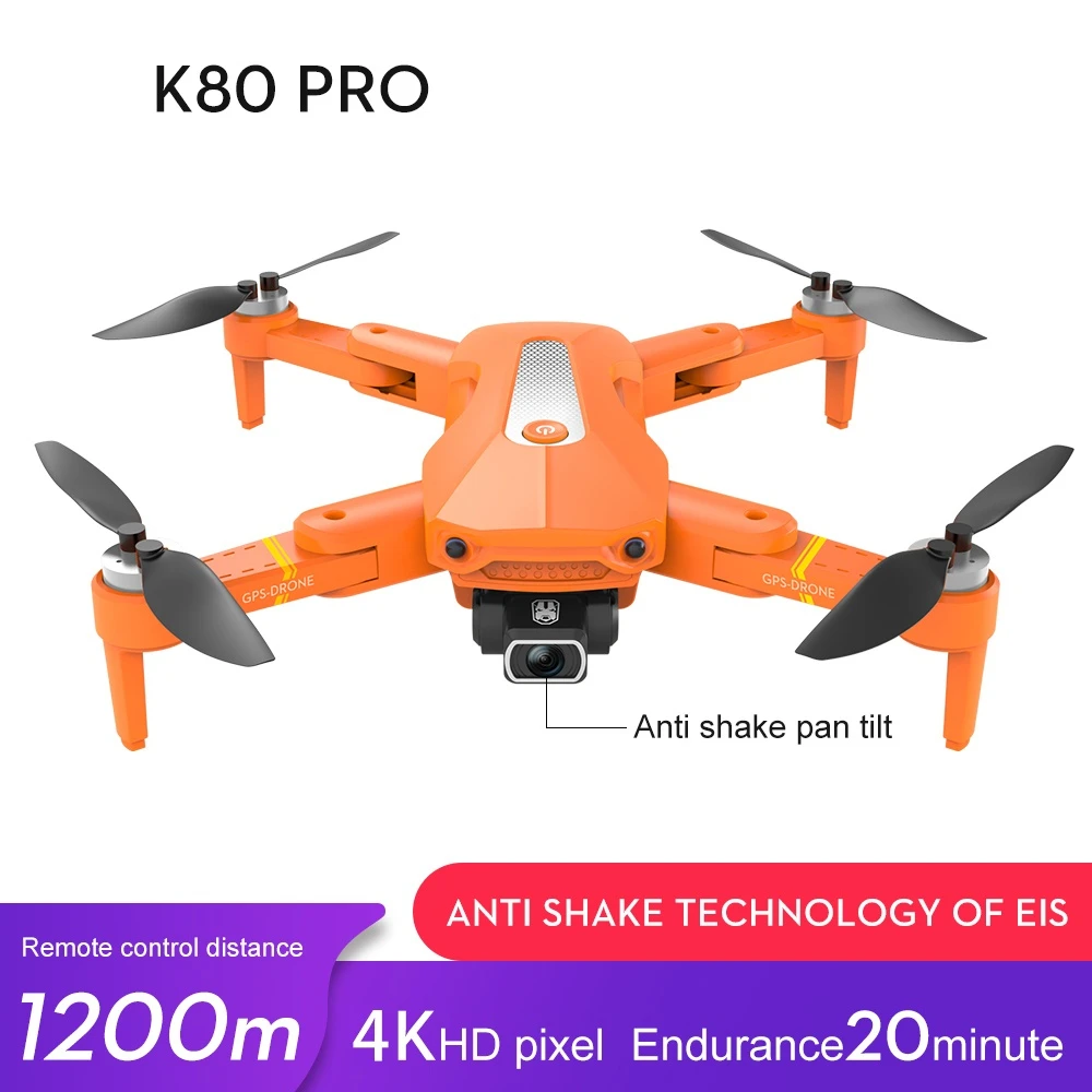 4K/8K GPS Professional HD Dual Camera K80 Pro Drone With 4G 5G WIFI Wide Angle FPV Real-Time Transmission RC Distance 1.2km toy
4K/8K GPS Professional HD Dual Camera K80 Pro Drone With 4G 5G WIFI Wide Angle FPV Real-Time Transmission RC Distance 1.2km toy