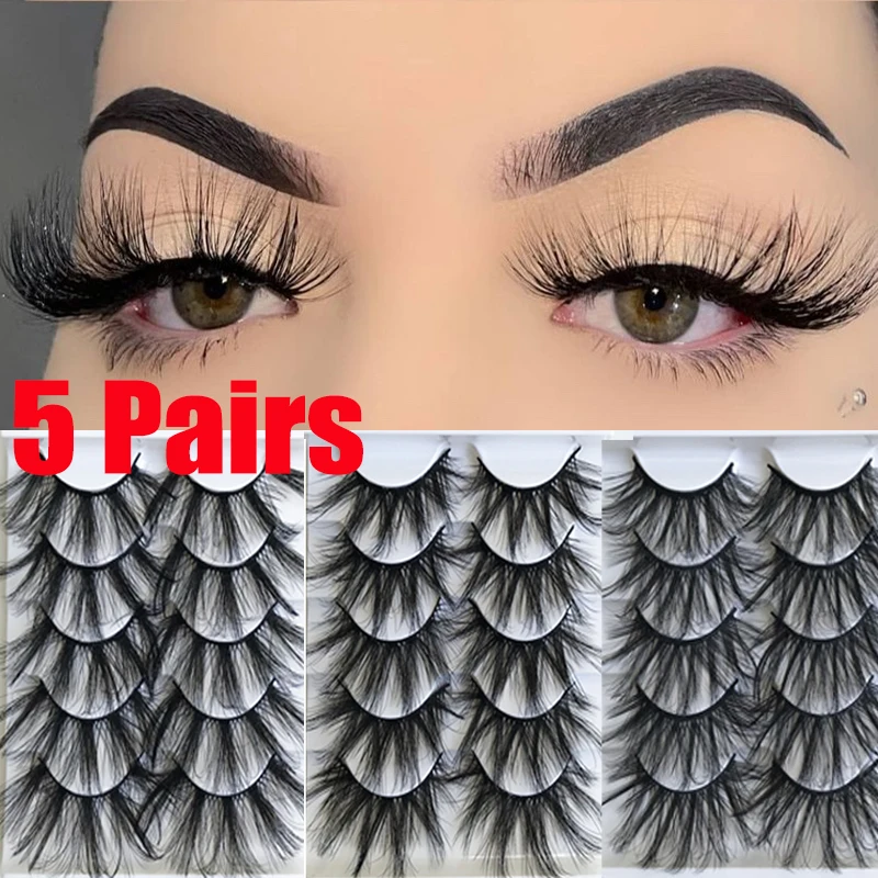 25mm Mink False Lashes 5 Pairs 3d Long Fluffy Thick Wispy Natural False Eyelashes Eyelash Extension Makeup Tools Wholesale
25mm Mink False Lashes 5 Pairs 3d Long Fluffy Thick Wispy Natural False Eyelashes Eyelash Extension Makeup Tools Wholesale