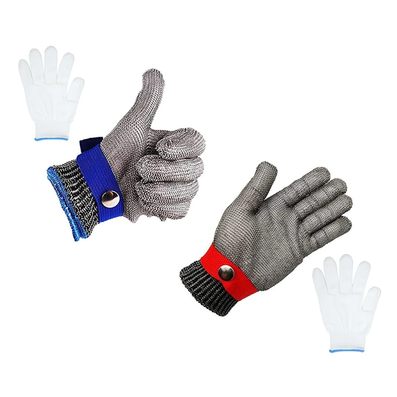 Cut Proof Stab Resistant Stainless Steel Metal Mesh Glove Level 5 Protection
Cut Proof Stab Resistant Stainless Steel Metal Mesh Glove Level 5 Protection