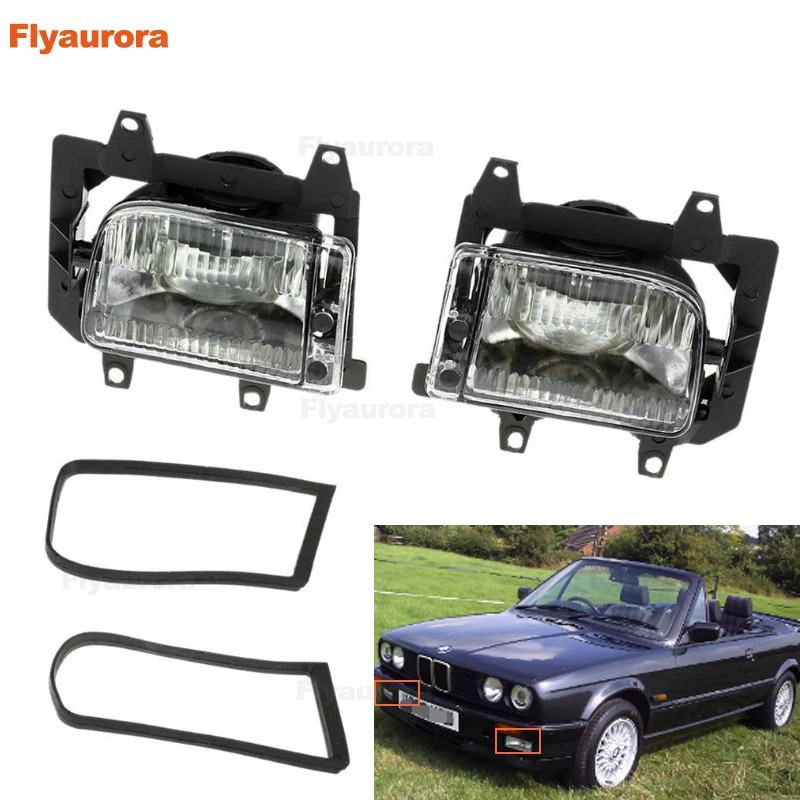 2pcs of Left And Right Front Fog Light Fit For 1985-1993 BMW E30 3-Series 2Dr Front Bumper Clear Fog Light Plastic Lens Kit
2pcs of Left And Right Front Fog Light Fit For 1985-1993 BMW E30 3-Series 2Dr Front Bumper Clear Fog Light Plastic Lens Kit