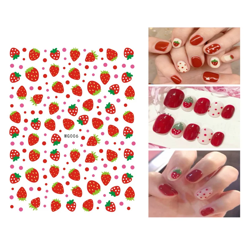 Cartoon Fruit Summer Ice Cream Nail Art Sticker Watermelon Strawberry Nail Art Slider Supplies Decorative Decal 10PCS
Cartoon Fruit Summer Ice Cream Nail Art Sticker Watermelon Strawberry Nail Art Slider Supplies Decorative Decal 10PCS