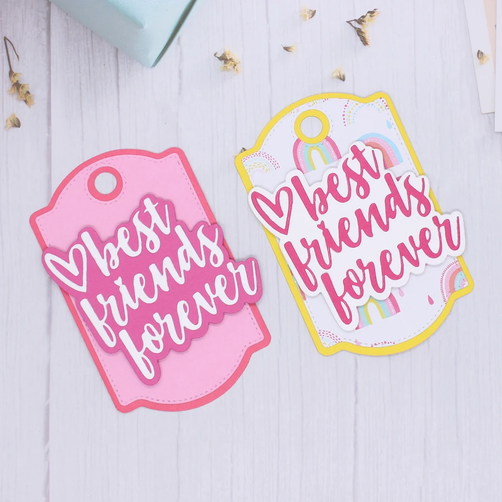 YPPcraft Best Friends Tag Metal Cutting Dies Stencils for DIY Scrapbooking Decorative Embossing DIY Paper Cards
YPPcraft Best Friends Tag Metal Cutting Dies Stencils for DIY Scrapbooking Decorative Embossing DIY Paper Cards