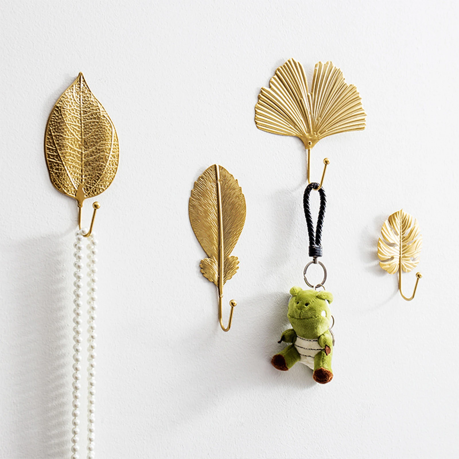 Gold Leaf Shape Wrought Iron Hook Wall Hanger Hanging Storage Rack For Towel Clothes Home Organization Nordic Style
Gold Leaf Shape Wrought Iron Hook Wall Hanger Hanging Storage Rack For Towel Clothes Home Organization Nordic Style