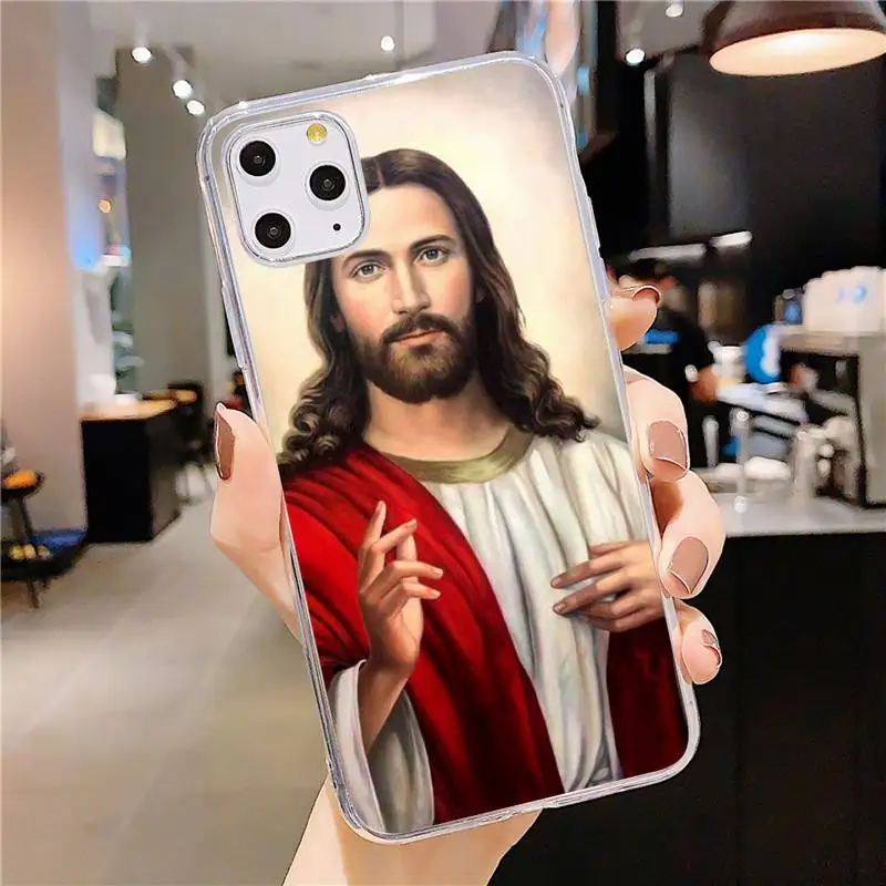 Jesus Christ God bless you Phone Case Transparent soft For iphone 5 5s 5c se 6 6s 7 8 11 12 plus mini x xs xr pro max
Jesus Christ God bless you Phone Case Transparent soft For iphone 5 5s 5c se 6 6s 7 8 11 12 plus mini x xs xr pro max