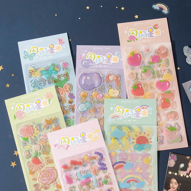 20pcs Kawaii Stationery Stickers Sparkling Starlight Series Diary Planner Decorative Mobile Stickers Scrapbooking DIY
20pcs Kawaii Stationery Stickers Sparkling Starlight Series Diary Planner Decorative Mobile Stickers Scrapbooking DIY