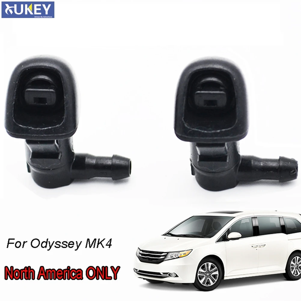 Xukey Front Windshield Wiper Washer Jet Nozzles Spray Set 2Pcs For Honda Odyssey (USA/CA) 76810-TK8-A01 2012 2013 2014 2015 2016 
Xukey Front Windshield Wiper Washer Jet Nozzles Spray Set 2Pcs For Honda Odyssey (USA/CA) 76810-TK8-A01 2012 2013 2014 2015 2016