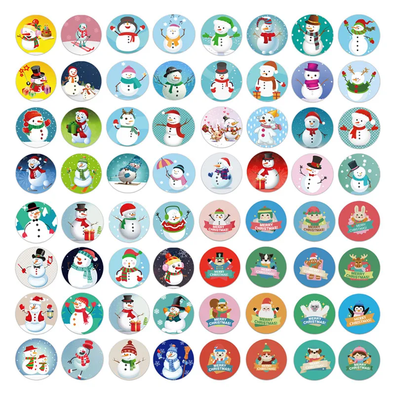 500 Pcs/roll Merry Christmas Stickers Handmade Gift Box Decoration Sticker Santa Thank You Sealing Label Party Supplies Sticker
500 Pcs/roll Merry Christmas Stickers Handmade Gift Box Decoration Sticker Santa Thank You Sealing Label Party Supplies Sticker
