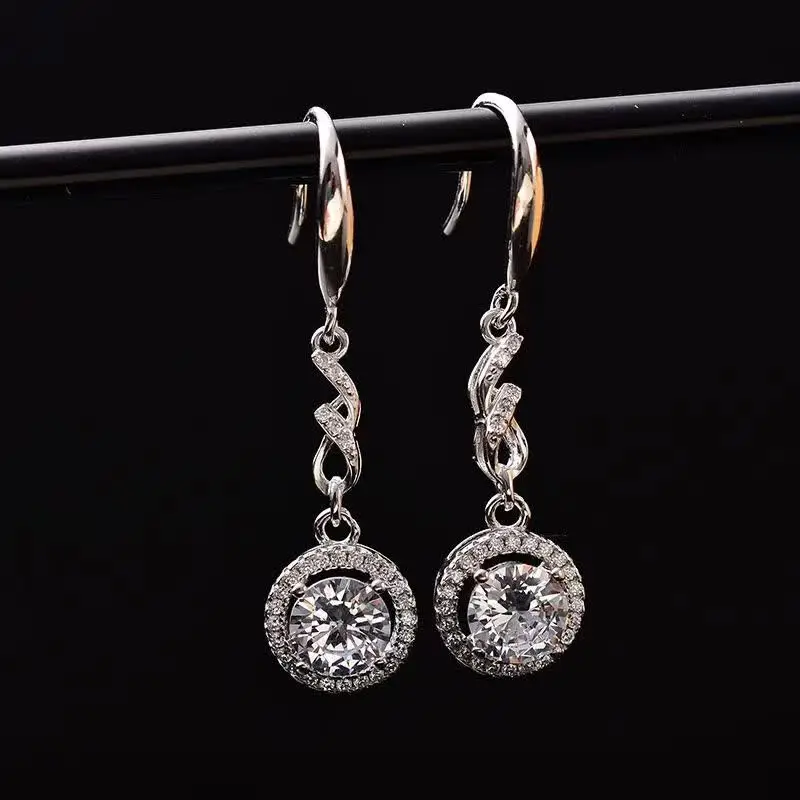 1ct Moissanite Earrings for Women Classic Tassel S925 Sterling Silver Platinum Plated Earrings Fine Jewelry
1ct Moissanite Earrings for Women Classic Tassel S925 Sterling Silver Platinum Plated Earrings Fine Jewelry