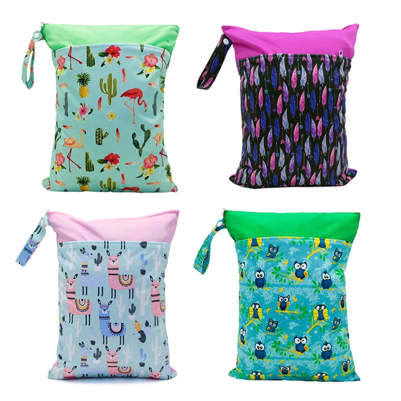 Wet Dry Bag With Two Zippered Baby Diaper Bag Nappy Bag Waterproof Reusable Washable 30*40cm Printed Baby Diaper Bag
Wet Dry Bag With Two Zippered Baby Diaper Bag Nappy Bag Waterproof Reusable Washable 30*40cm Printed Baby Diaper Bag