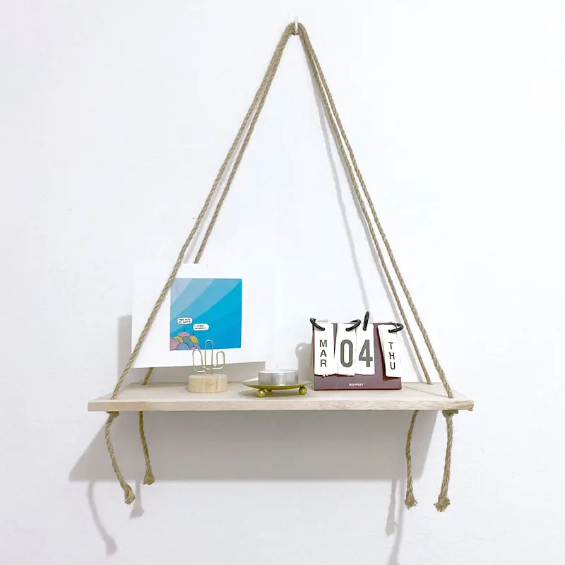 1Pcs Wood Swing Hanging Rope Wall Mounted Floating Shelves Plant Flower Pot Tray Indoor Outdoor Modern Home Decorative Shelves
1Pcs Wood Swing Hanging Rope Wall Mounted Floating Shelves Plant Flower Pot Tray Indoor Outdoor Modern Home Decorative Shelves