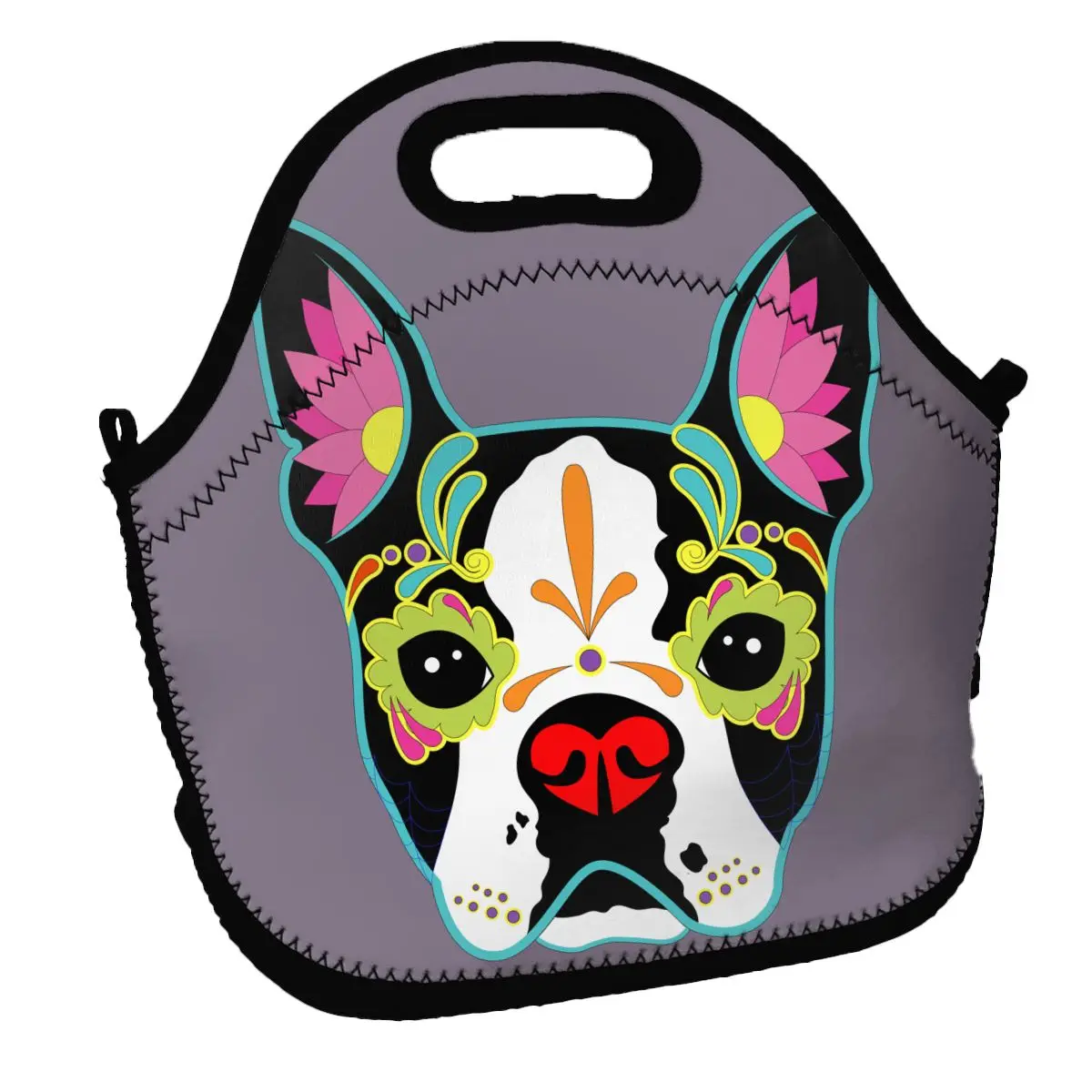 Portable Lunch Bag Day Of The Dead Dog Heads Women Reusable Lunch Bags For Work Pinic Travel 2021 Casual Handbags
Portable Lunch Bag Day Of The Dead Dog Heads Women Reusable Lunch Bags For Work Pinic Travel 2021 Casual Handbags