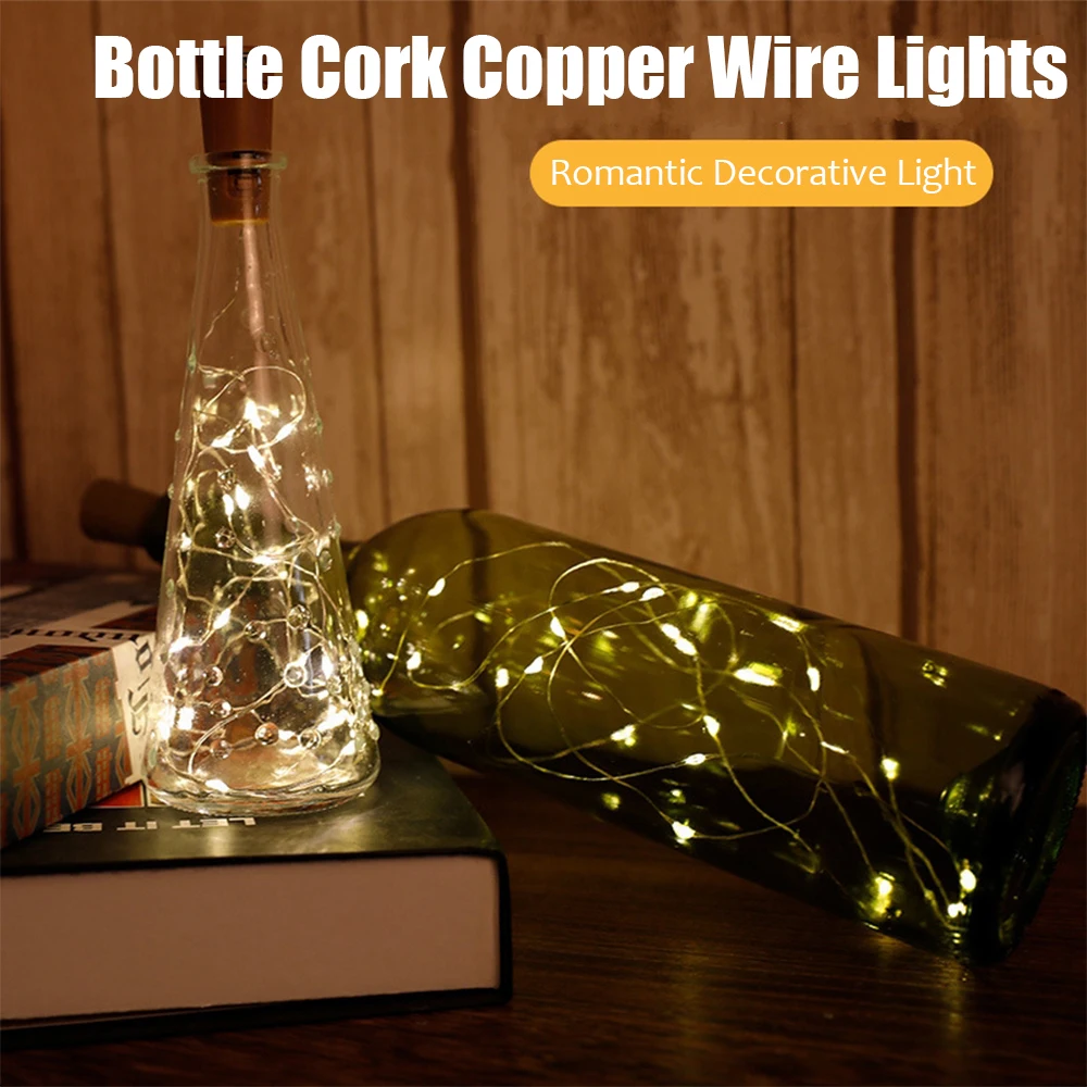 Fogein LED Bottle Cork Light Chain Copper Wire Waterproof Light Chain for Holiday Bedroom Living Room Decoration Colored Lamp
Fogein LED Bottle Cork Light Chain Copper Wire Waterproof Light Chain for Holiday Bedroom Living Room Decoration Colored Lamp