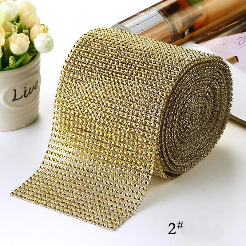 REDJCK 2 Yards\lot 12 cm Width Rhinestone Ribbon Material Crystal Rhinestone Mesh Wrap For Wedding Party Home Table Decoration
REDJCK 2 Yards\lot 12 cm Width Rhinestone Ribbon Material Crystal Rhinestone Mesh Wrap For Wedding Party Home Table Decoration