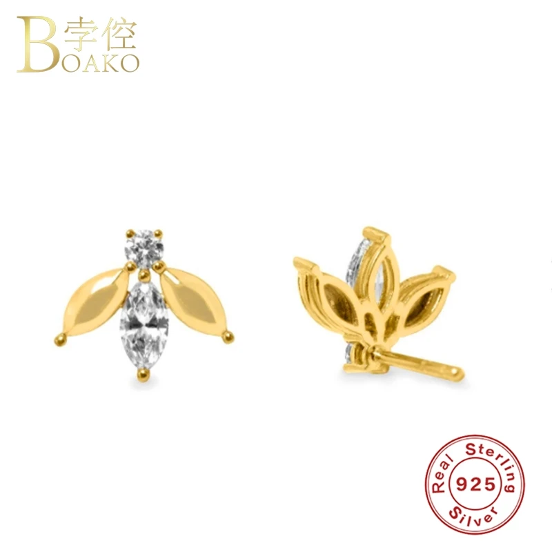 Boako S925 Sterling Silver Earrings Studing For Ladies Girlsfriend Birthday Gift Cute Animal Bee Zircon Korean INS Stud Earring
Boako S925 Sterling Silver Earrings Studing For Ladies Girlsfriend Birthday Gift Cute Animal Bee Zircon Korean INS Stud Earring