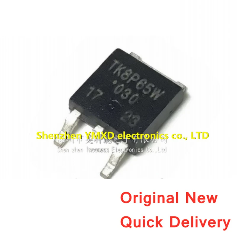 10Pcs/Lot New TK8P65W Patch TO-252 N Channel 650V 7.8A MOSFET Field Effect Transistor
10Pcs/Lot New TK8P65W Patch TO-252 N Channel 650V 7.8A MOSFET Field Effect Transistor