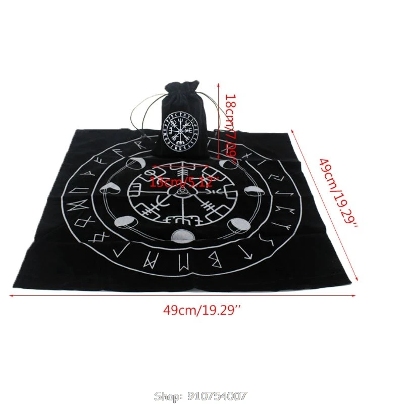 New Tarots Tablecloth with Tarots Bag Rune Moon Phase Divination Witch Altar Pad N19 20 Dropship
New Tarots Tablecloth with Tarots Bag Rune Moon Phase Divination Witch Altar Pad N19 20 Dropship