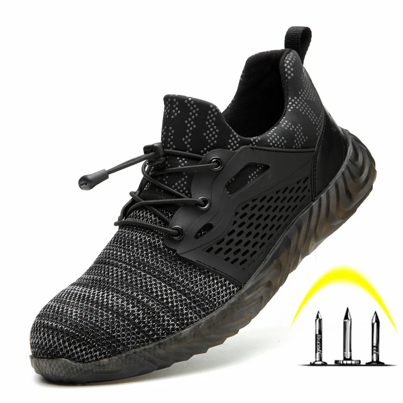 Steel Toe Cap Men Work Safety Shoes Puncture-Proof Spring Autumn Work Boots Lightweight Breathable Sneakers Indestructible Shoes
Steel Toe Cap Men Work Safety Shoes Puncture-Proof Spring Autumn Work Boots Lightweight Breathable Sneakers Indestructible Shoes