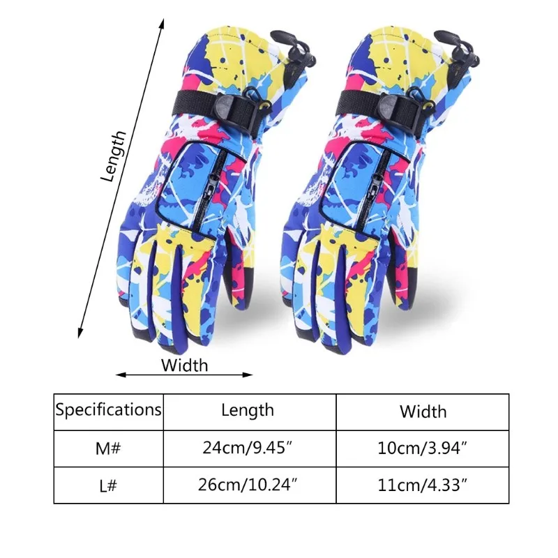 Warm Colorful Thermal Cycling Winter Lined Men Graffiti Snow Waterproof Printed Women Outdoor Plush Gloves Ski Non-Slip Warm Wat 
Warm Colorful Thermal Cycling Winter Lined Men Graffiti Snow Waterproof Printed Women Outdoor Plush Gloves Ski Non-Slip Warm Wat