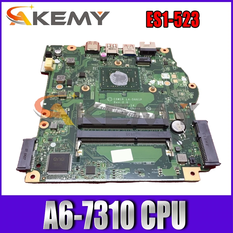NBGKY1100 Laptop motherboard For ACER Aspire ES1-523 A6-7310 Notebook Mainboard LA-D661P DDR3
NBGKY1100 Laptop motherboard For ACER Aspire ES1-523 A6-7310 Notebook Mainboard LA-D661P DDR3