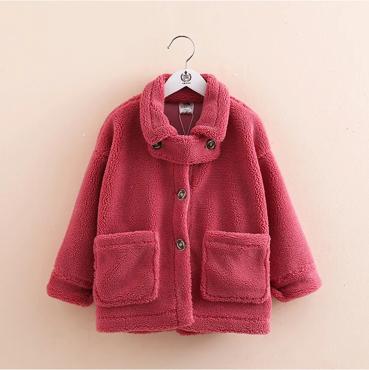 2021 New Peach Winter Lamb Wool Coat for Girls Kids Plus Velvet Jackets for 2-8 Years Olds Thicken Fleece Pockets Coats
2021 New Peach Winter Lamb Wool Coat for Girls Kids Plus Velvet Jackets for 2-8 Years Olds Thicken Fleece Pockets Coats