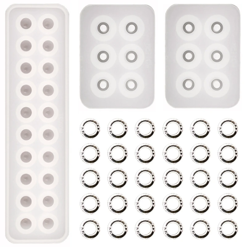 Beads Resin Mold with Holes Silicone Pendant Mold for DIY Necklace Bracelet Jewelry Making Craft for Jewelry Casting
Beads Resin Mold with Holes Silicone Pendant Mold for DIY Necklace Bracelet Jewelry Making Craft for Jewelry Casting