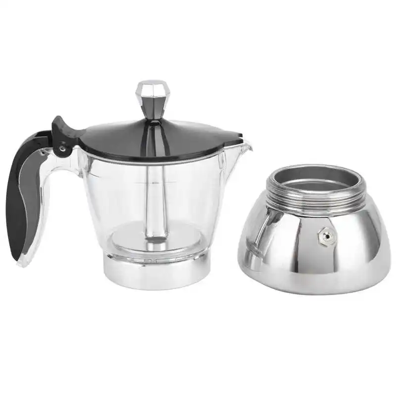 Coffee Pot Heat Resistant Transparent Design Coffee Maker 4 Cup for Cappuccino Macchiato And Mocha for Home Office Hotel
Coffee Pot Heat Resistant Transparent Design Coffee Maker 4 Cup for Cappuccino Macchiato And Mocha for Home Office Hotel