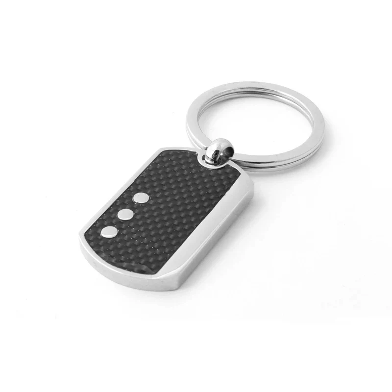 Runda Men's Car Keychain with Carbon Fiber Pendant Black Stainless Steel Jewelry Keyring
Runda Men's Car Keychain with Carbon Fiber Pendant Black Stainless Steel Jewelry Keyring
