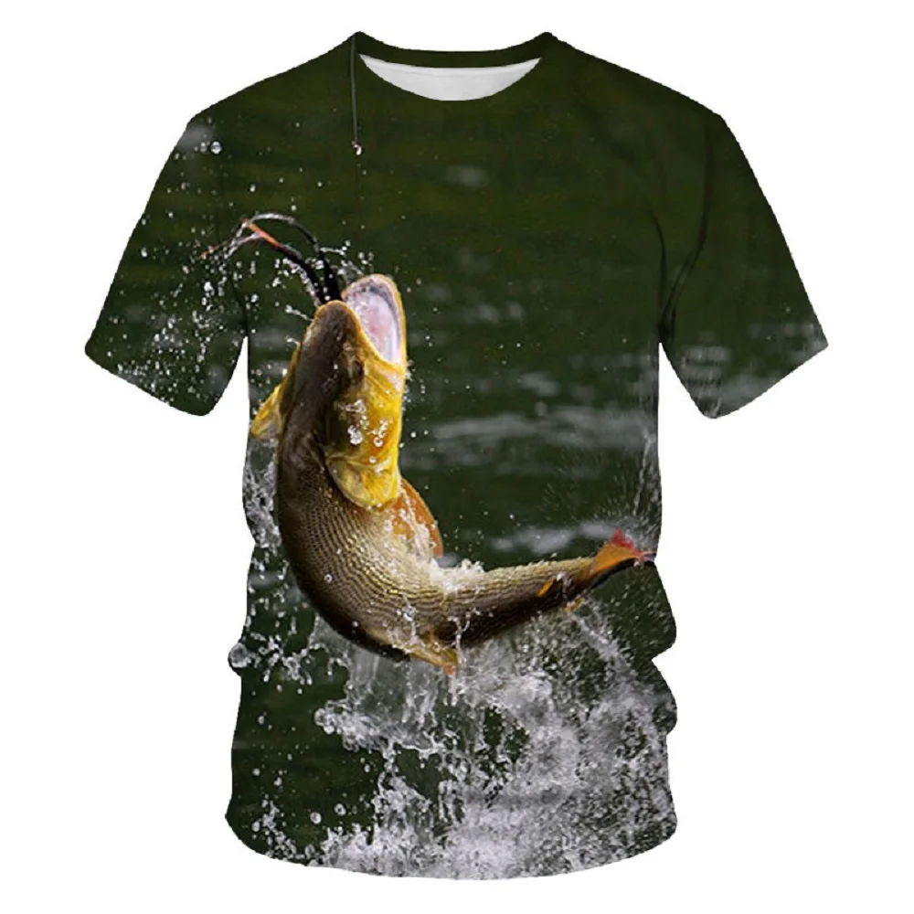 3D Printing Fish Pattern Men's T-Shirt Printing Casual T-Shirt Loose Sports Breathable Short-Sleeved Couple T-Shirt Hot Sale
3D Printing Fish Pattern Men's T-Shirt Printing Casual T-Shirt Loose Sports Breathable Short-Sleeved Couple T-Shirt Hot Sale