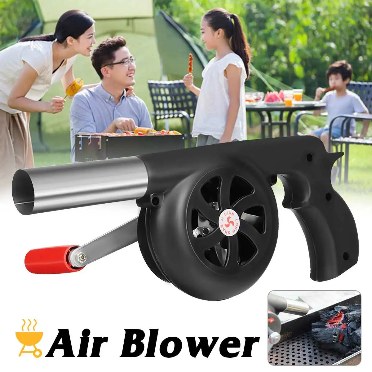 Portable Handheld BBQ Fan Air Blower for Outdoor Camping Picnic Barbecue Cooking Tool Grill Accessories
Portable Handheld BBQ Fan Air Blower for Outdoor Camping Picnic Barbecue Cooking Tool Grill Accessories