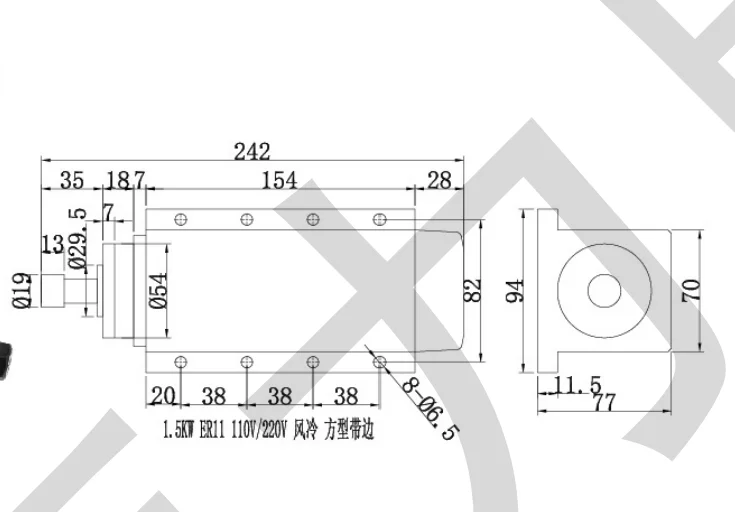 2020 promotion from China/Russia 1.5kw/2.2kw 18000RPM/24000RPM air cooled cnc spindle motor +1 set ER11 or ER20 collet For CNC
2020 promotion from China/Russia 1.5kw/2.2kw 18000RPM/24000RPM air cooled cnc spindle motor +1 set ER11 or ER20 collet For CNC