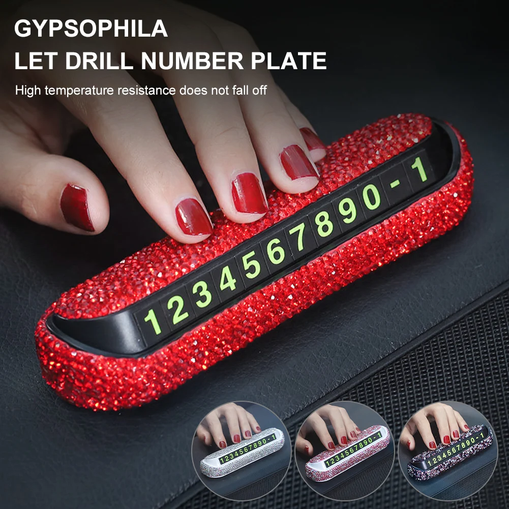 Car Temporary Parking Card Car Bling Kit Glittering Hidden Telephone Number Plate Magnetic Auto Park Stop Card Auto Accessories
Car Temporary Parking Card Car Bling Kit Glittering Hidden Telephone Number Plate Magnetic Auto Park Stop Card Auto Accessories